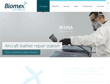 Tablet Screenshot of biomexaero.com